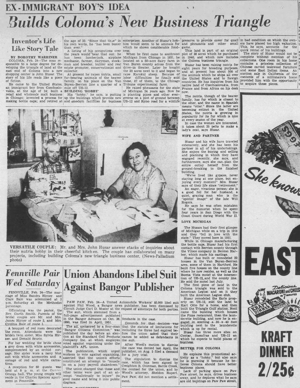 Buena Vista Motel - 1955 Article On Owners (newer photo)